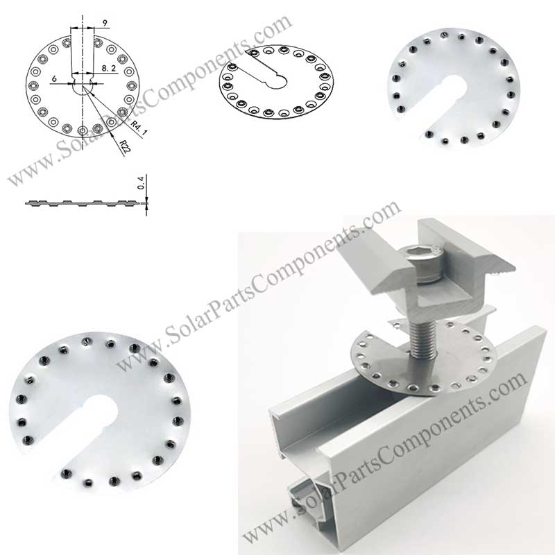 grounding clip for PV