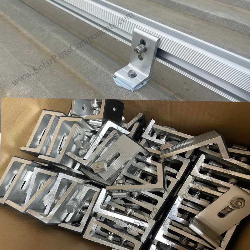 L foot solar mounting system factory