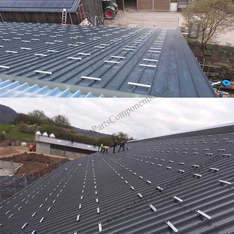 Roof Solar mini rail mounting system