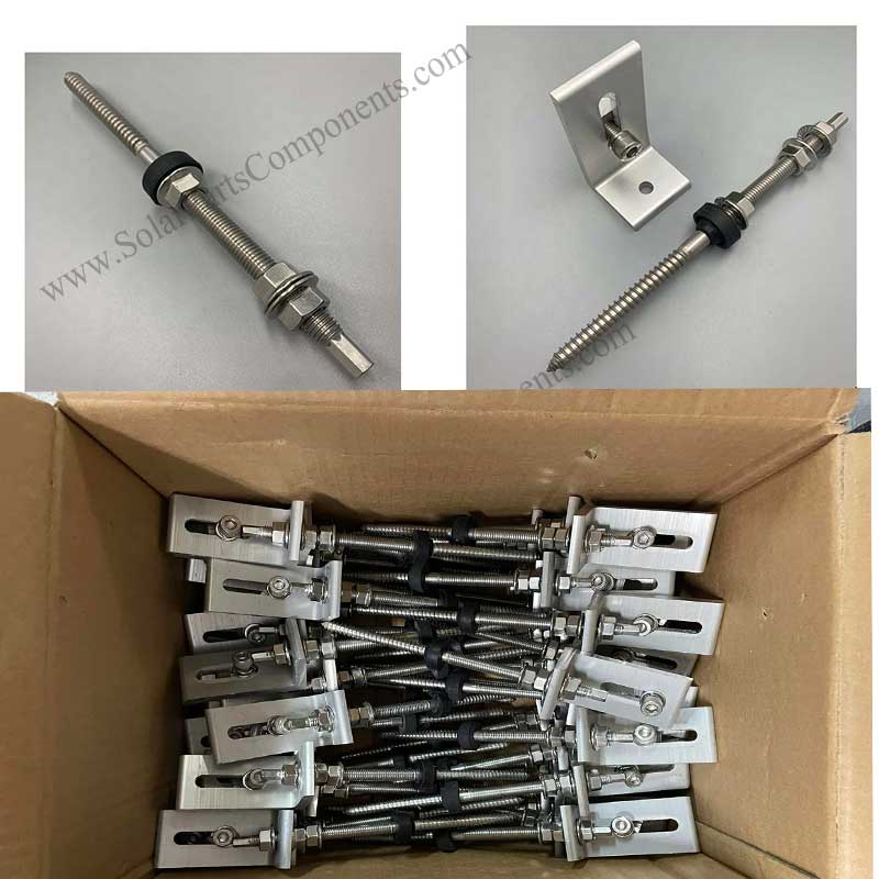 hanger bolt with L foot kits for solar panel