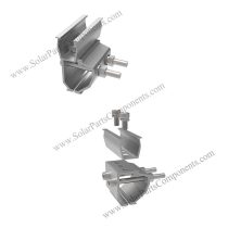 Solar mini rail with Universal Klip-lok clamp