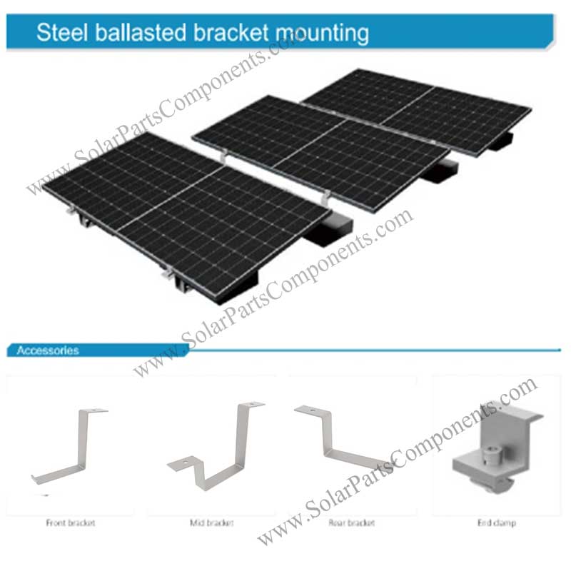 rail free solar Ballasted Mounting