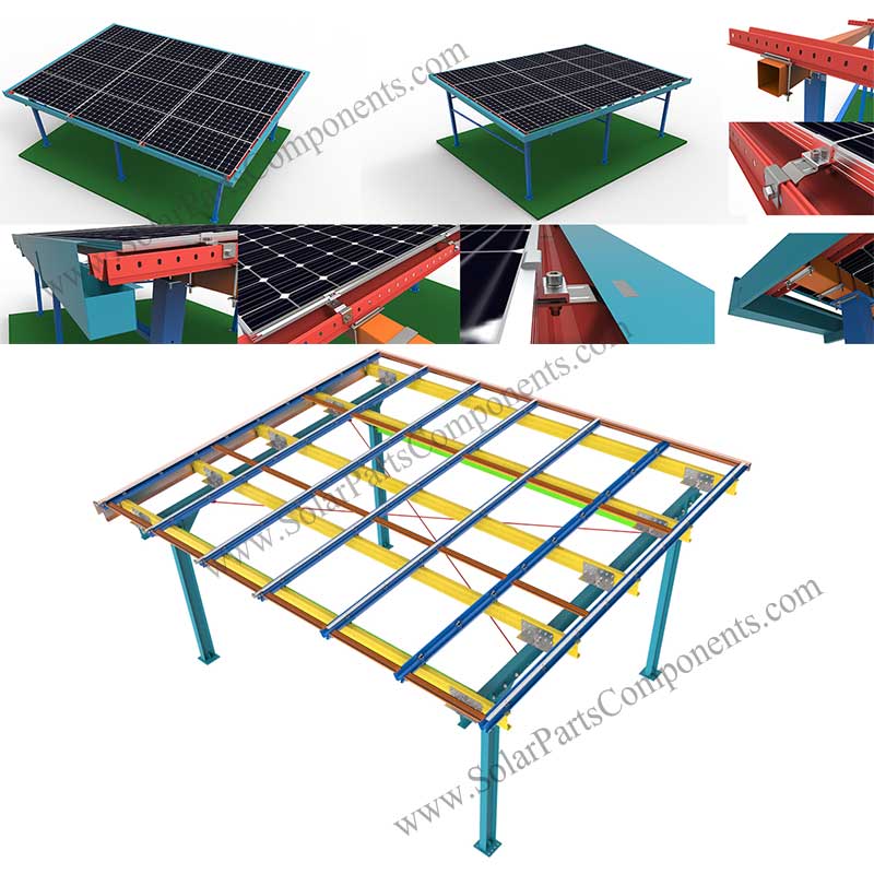 water drain solar Pergola for home