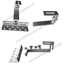 Aluminum tile hook adjustable for roof