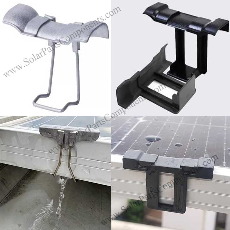 Solar water drain clamp