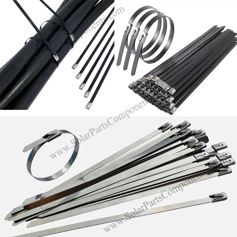 PV stainless steel cable tie