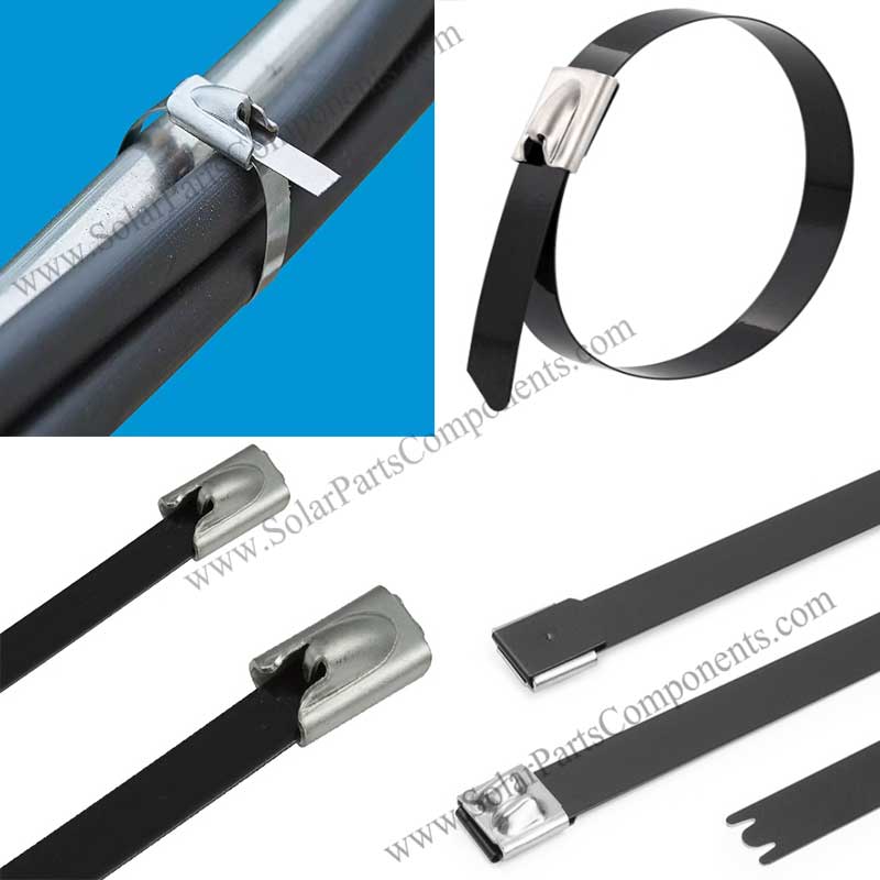 PV stainless steel cable ties