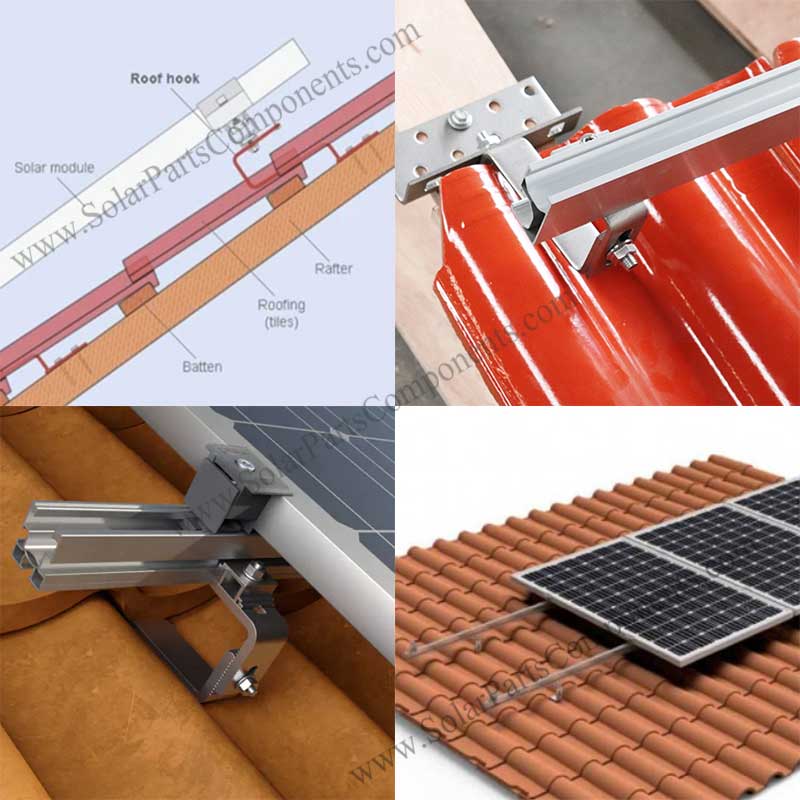 Solar aluminum hooks