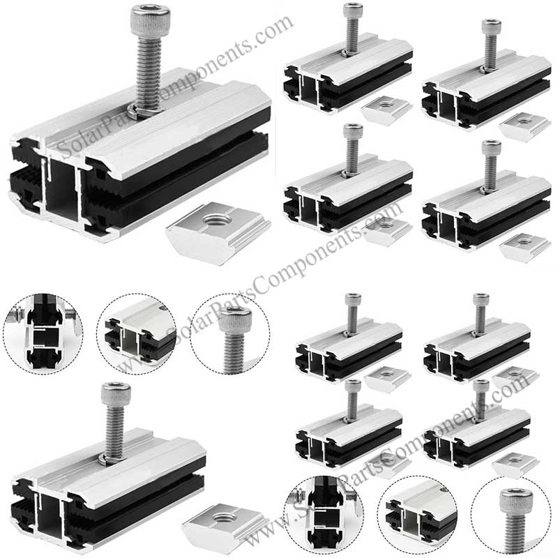 Thin film solar clamp