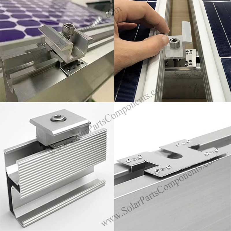 Grounding Earthing clips for PV