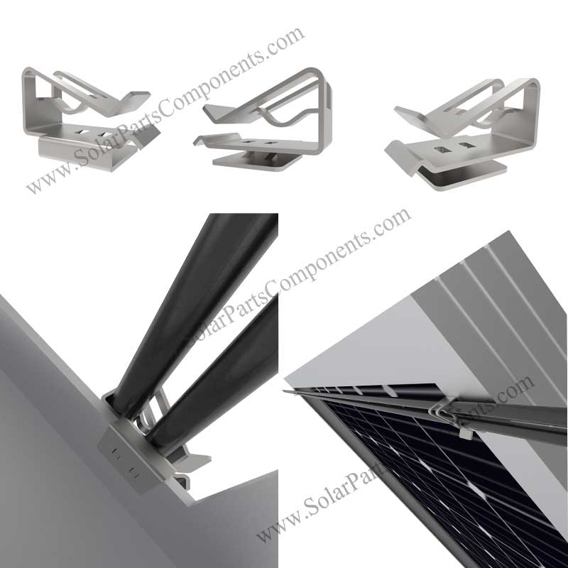 Solar Wire Clip 90 Degree for 2 lines