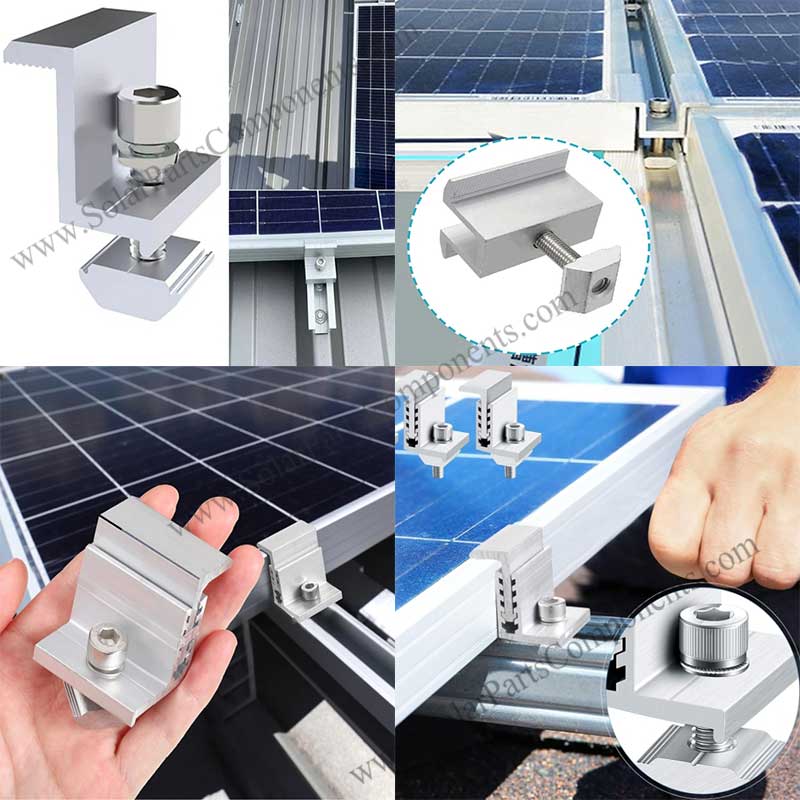 solar panel module clamp