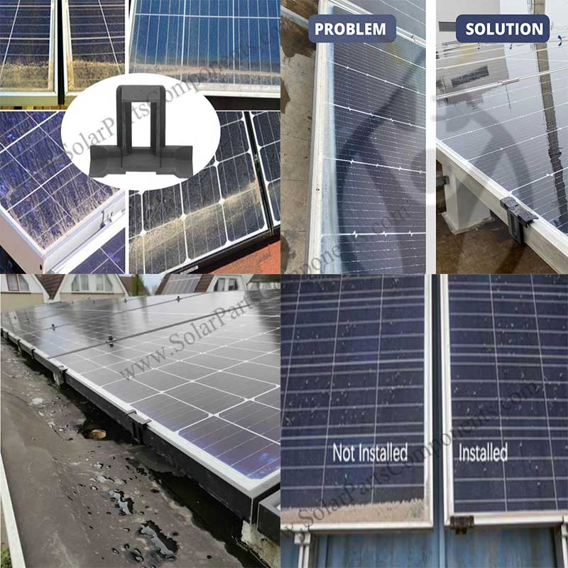 water drainage clips for solar
