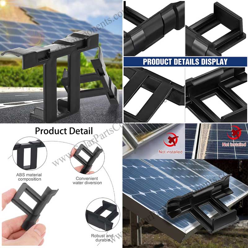 Solar energy drain clips