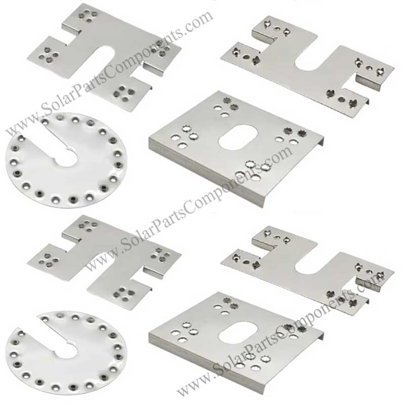 PV module grounding clips