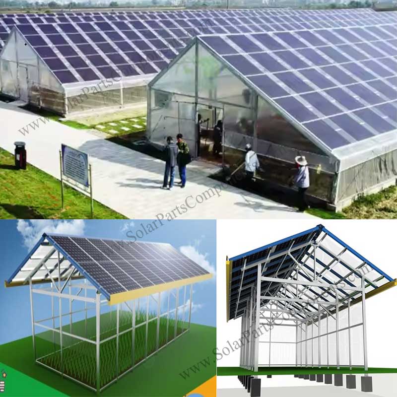 Solar A Frame Greenhouse promoting healthy plant growth.