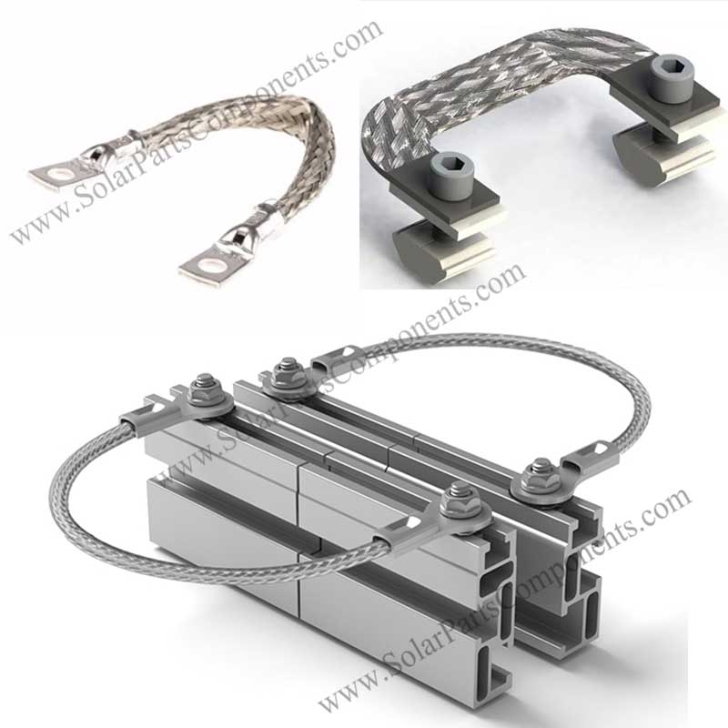 Solar grounding jumpers