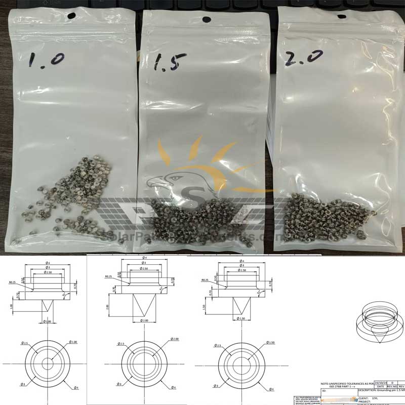 Grounding Pin for solar clamp OEM factory