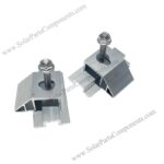 Stainless steel mid clamp for PV panel