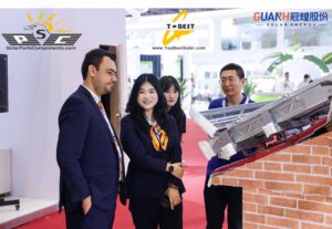 XIAMEN TOP BEST TECH CO., LTD SNEC 2025 Booth showcasing solar panels and storage solutions in Shanghai