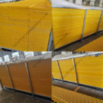Custom size FRP solar walkway for solar power station