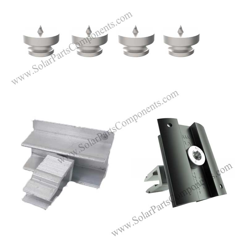 Solar Grounding Pins for Mid Clamps