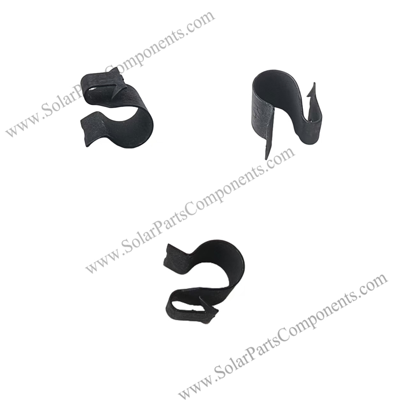 Black cable clamp soalr