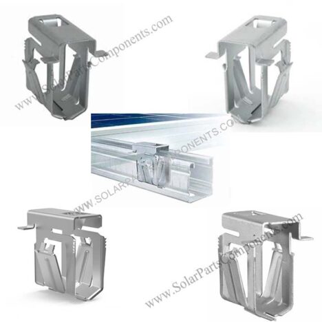 Solar anti theft clips