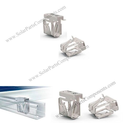 Solar anti theft quick clamps