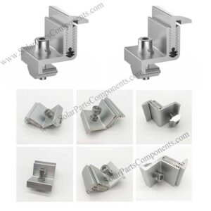 solar panel end clamps for pv mounting