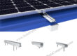 Solar racking rails roof