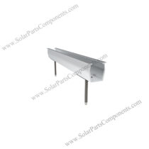 Solar panel racking rails