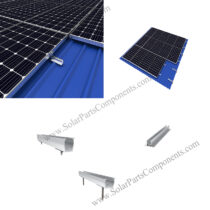 Solar racking rails mount