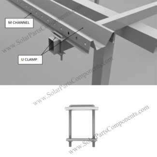 U clamp solar mount