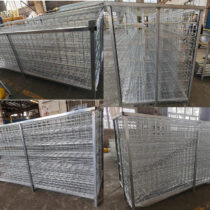 Wire mesh cable tray for solar mounting systems
