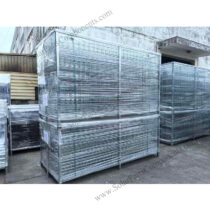 Wire mesh cable tray for solar mounting systems