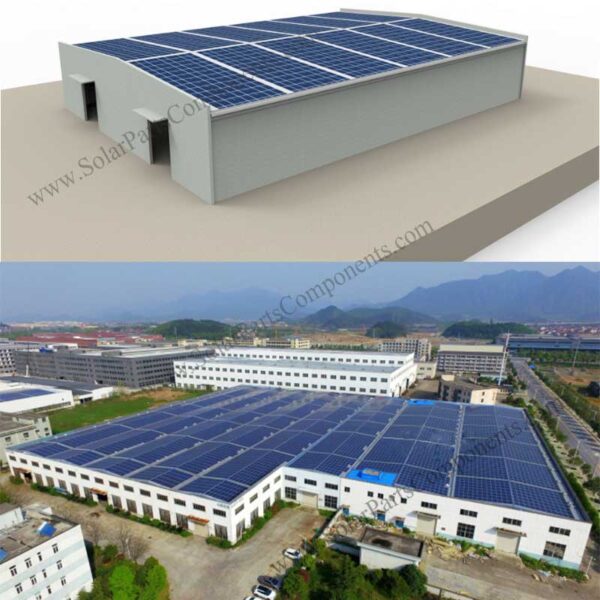 Commercial BIPV solar system