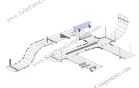 Wire mesh cable tray Wire mesh cable tray for solar mounting systems