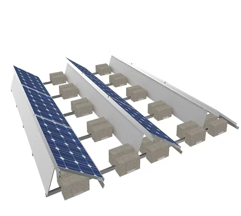 penetrative rooftop solar mounting