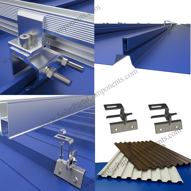 corrugated roof solar mounting clamp