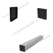 plastic solar rail end caps
