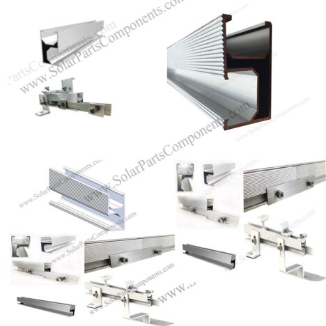 PV mounting rail solar pv mounting rail