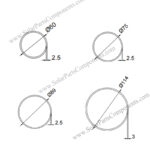 round steel pipe for solar mounting system