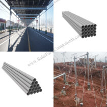 round steel pipe for solar mounting manufacturer